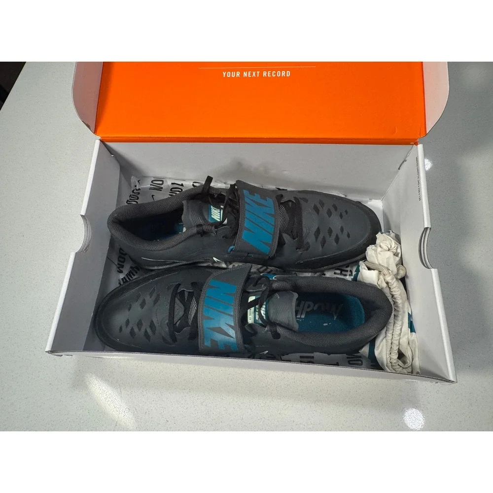 Nike Zoom Rival SD 2 Mens 13 Gray Blue Excellent Throwing
